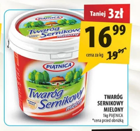Piątnica Twaróg sernikowy mielony 1 kg
