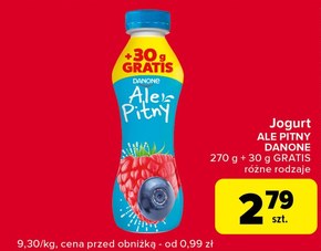 Danone Ale Pitny Produkt mleczny smak owoce leśne 270 g niska cena