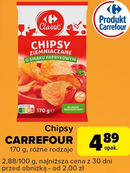 Chipsy Carrefour