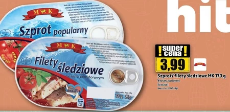 MK Szprot popularny w sosie pomidorowym 170 g