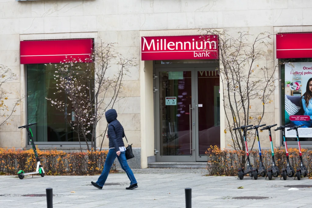 Millenium był w minionych latach jednym głównych graczy ma rynku kredytów hipotecznych, ale mocno poparzył się na kredytach we frankach.