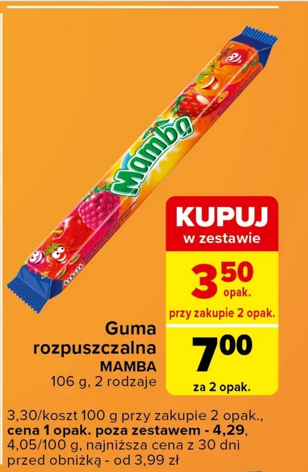 Guma rozpuszczalna Mamba