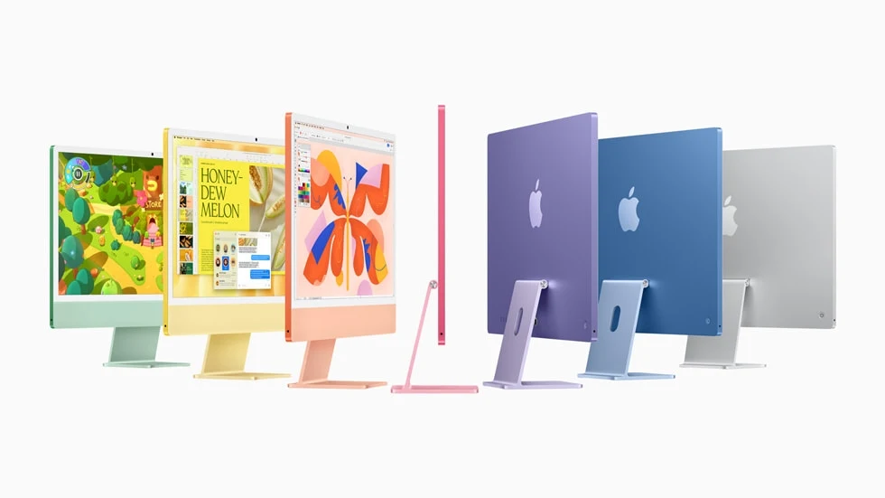Nowy iMac z czipem M4.