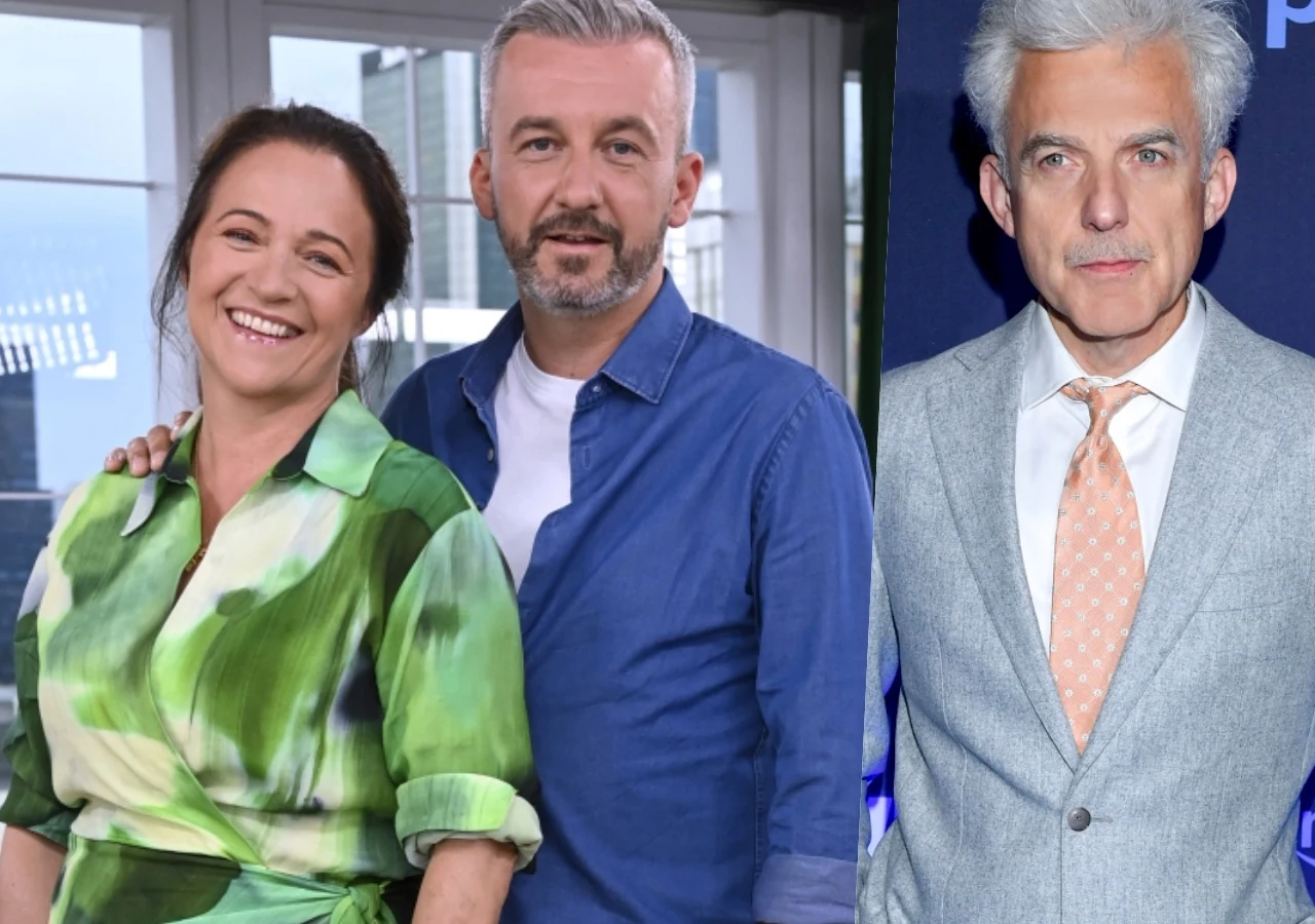 Ewa Drzyzga i Krzysztof Skórzyński oraz Hubert Urbański Ewa Drzyzga i Krzysztof Skórzyński oraz Hubert Urbański