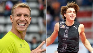 Piotr Lisek i Armand Duplantis