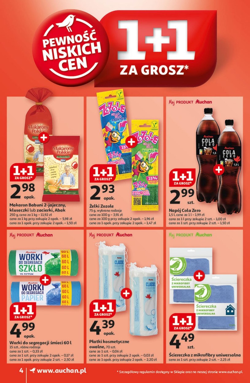 Gazetka: Za grosz w  Auchan Supermarket  - strona 4