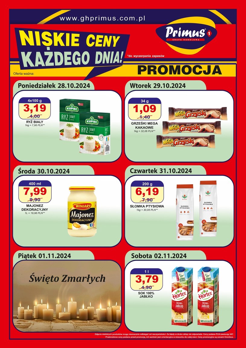 Gazetka: Dzienne promocje w Primus  - strona 1