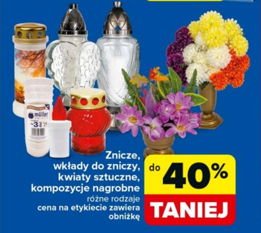 40% zniżki na Wszystkich Świętych w Carrefour 