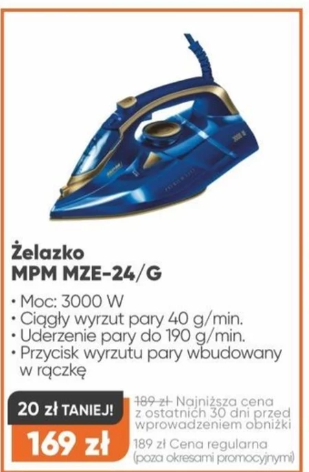 Żelazko MPM