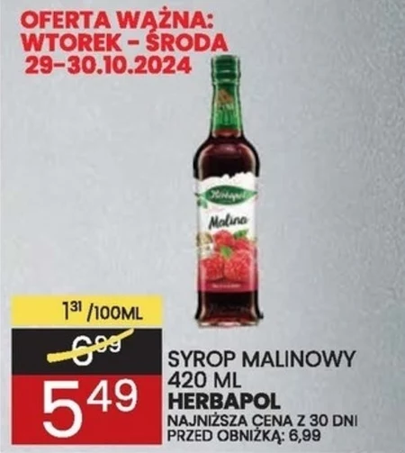 Syrop malinowy Herbapol