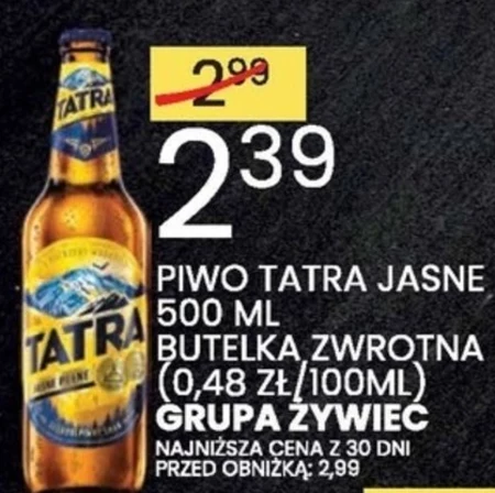 Tatra Piwo jasne pełne 500 ml