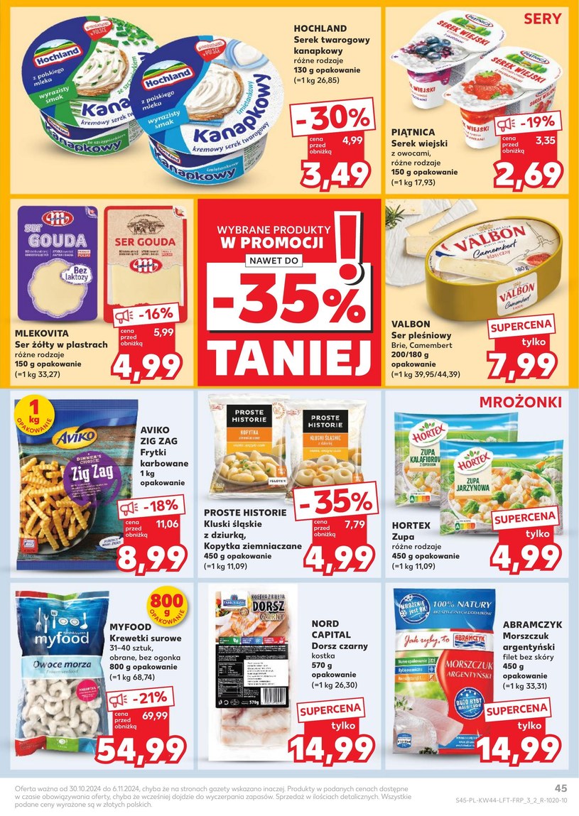 Gazetka: Znakomita świeżość i smak! - Kaufland - strona 45