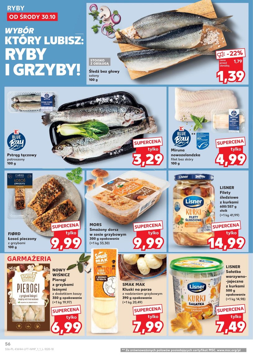 Gazetka: Znakomita świeżość i smak! - Kaufland - strona 56