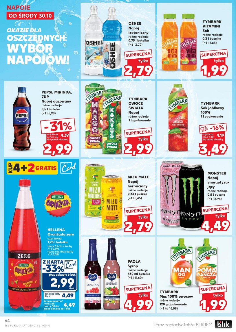 Gazetka: Znakomita świeżość i smak! - Kaufland - strona 64