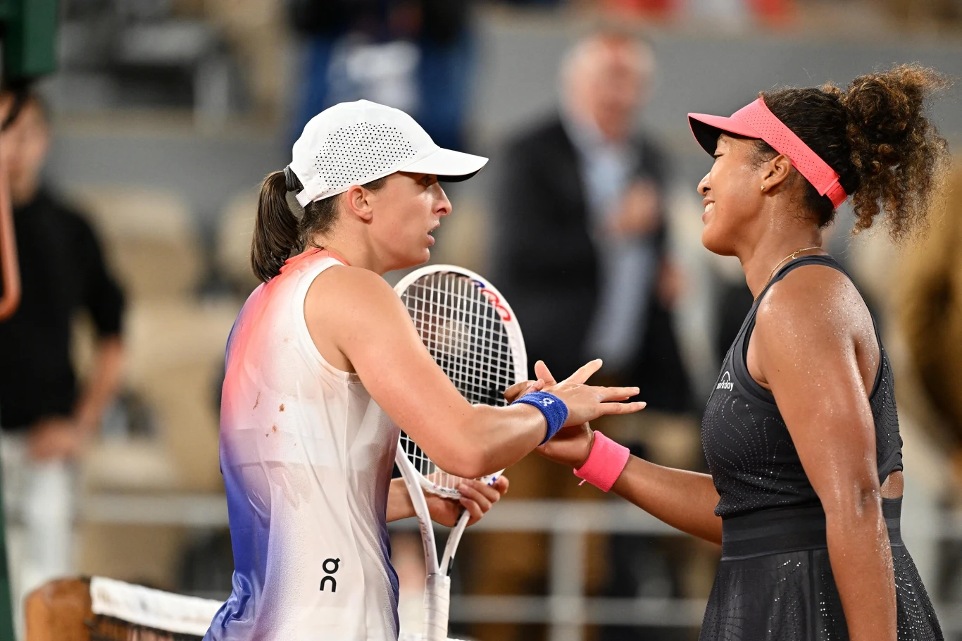 Iga Świątek i Naomi Osaka