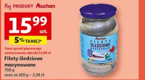 Filety śledziowe Auchan niska cena