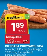 Kiełbasa podwawelska Olewnik