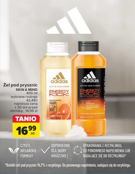 Adidas Energy Kick Żel pod prysznic 400 ml
