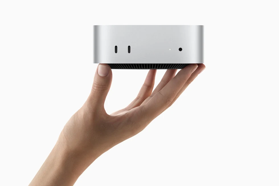Mac Mini M4 to bardzo kompaktowy komputer.