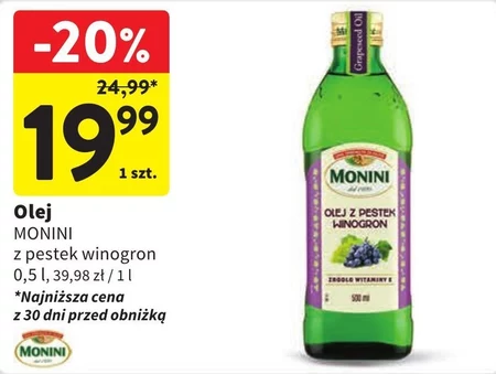 Monini Olej z pestek winogron 500 ml
