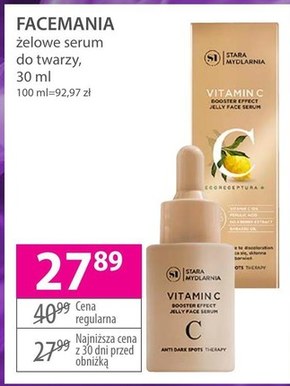 Serum do twarzy Facemania niska cena