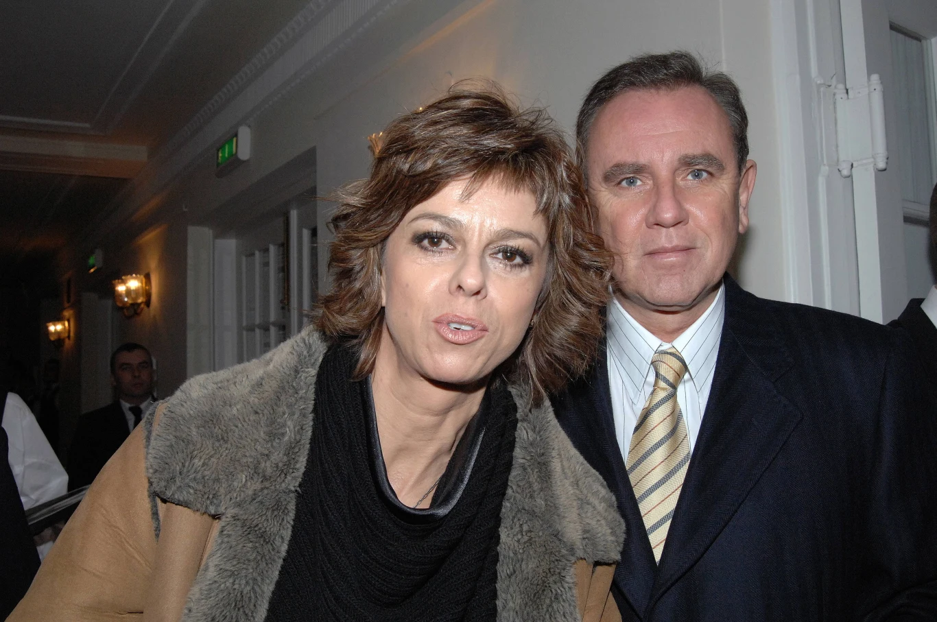 Elżbieta Zającówna z mężem