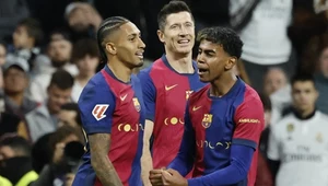 Raphinha, Robert Lewandowski i Lamine Yamal, czyli zabójczy tercet Barcelony. Już niebawem dołączy do nich także Nico Williams?