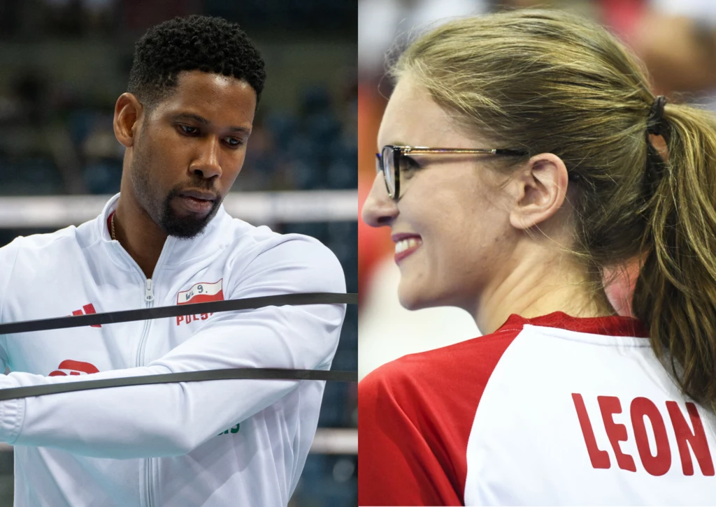 Wilfredo Leon i jego żona Małgorzata Wilfredo Leon i jego żona Małgorzata