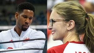 Wilfredo Leon i jego żona Małgorzata