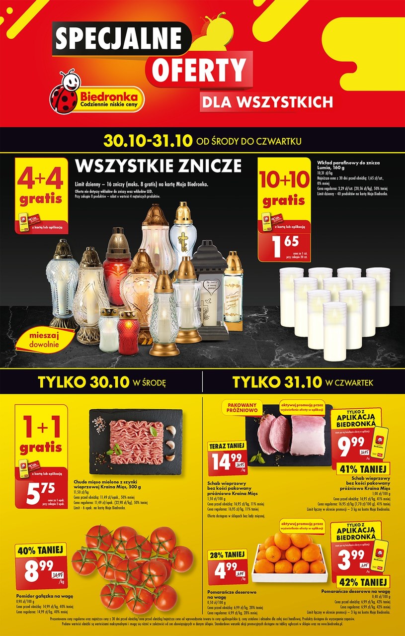 Gazetka: Specjalna oferta w Biedronce  - strona 1