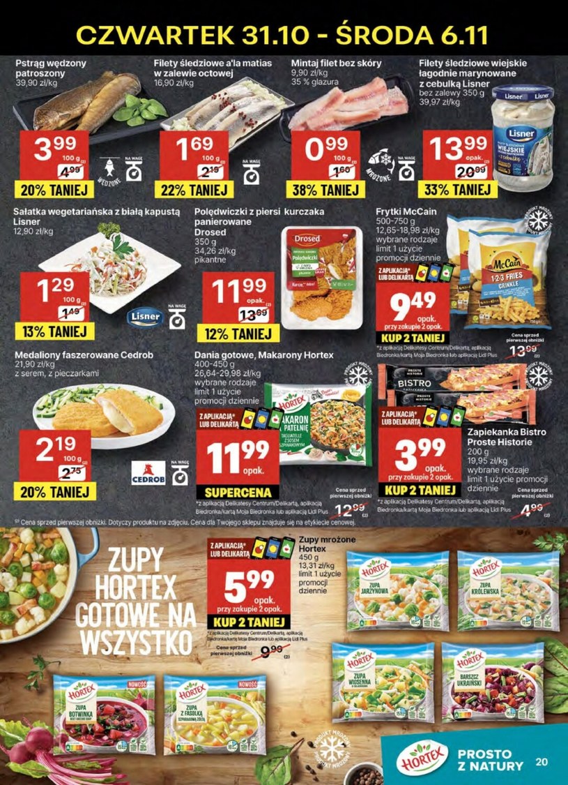 Gazetka: Supercena w Delikatesach Centrum  - strona 20