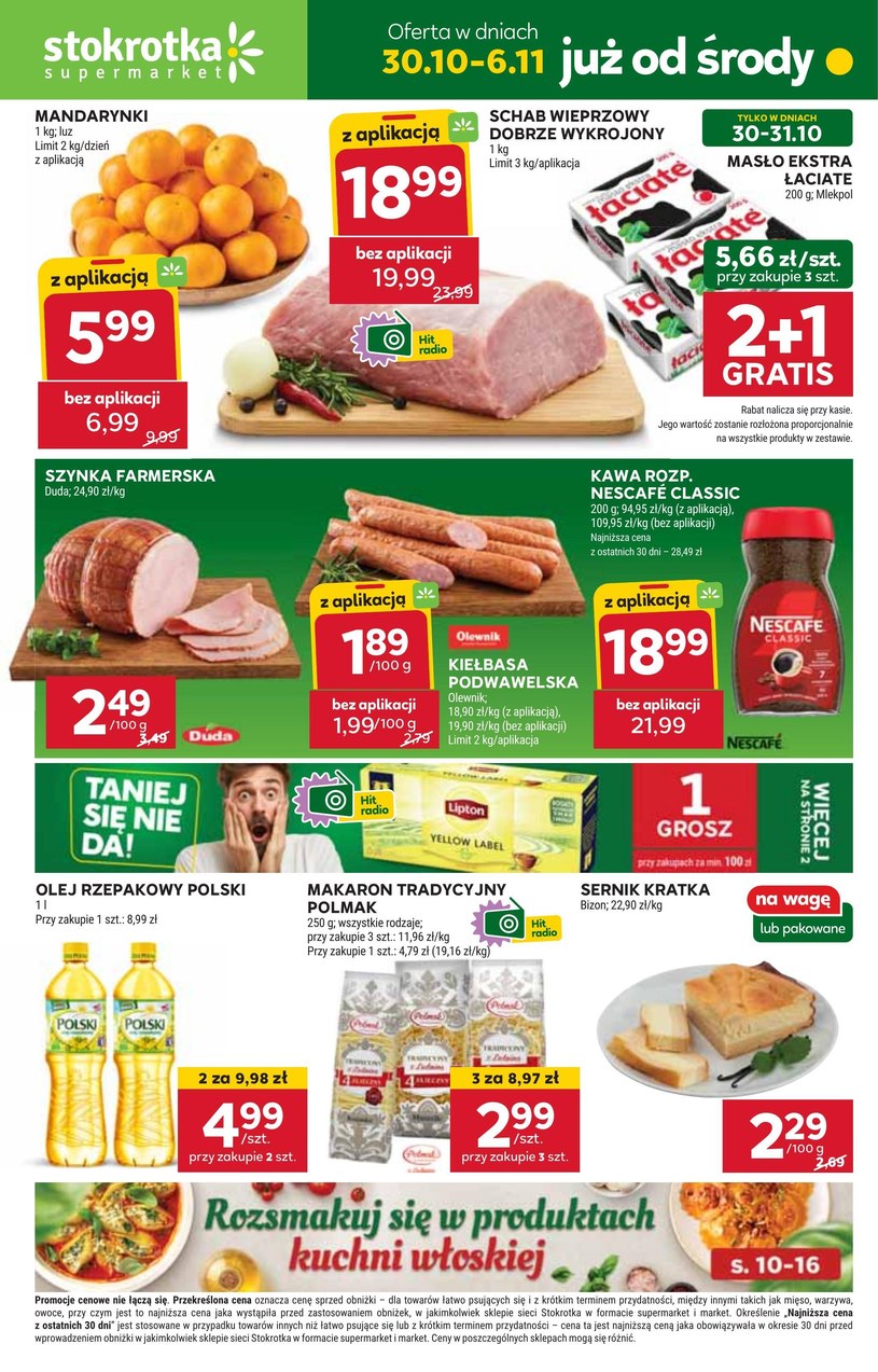 Gazetka promocyjna Stokrotka Supermarket - ważna od 30. 10. 2024 do 06. 11. 2024