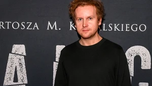 Bartosz M. Kowalski na premierze filmu "Cisza nocna"