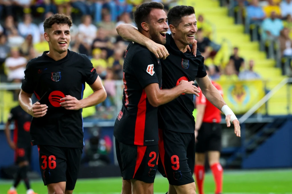 Eric Garcia i Robert Lewandowski Eric Garcia i Robert Lewandowski