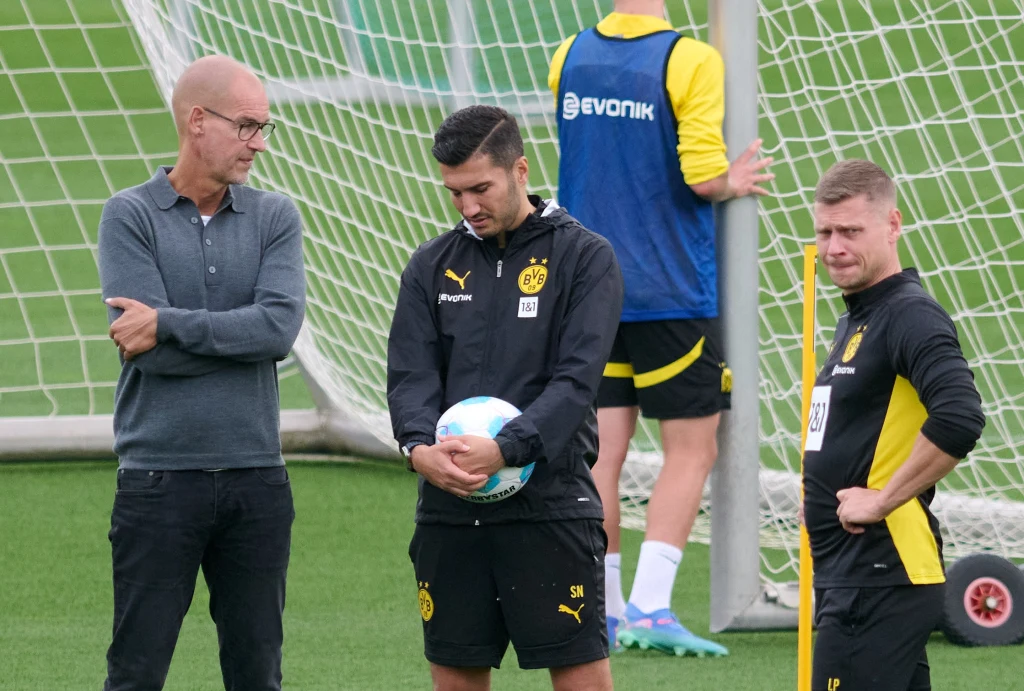 Nuri Sahin i Łukasz Piszczek Nuri Sahin i Łukasz Piszczek