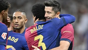 Lamine Yamal, Marc Casado, Raphinha, Alejandro Balde i Robert Lewandowski