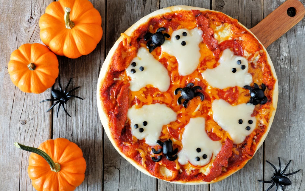 Halloweenowa pizza