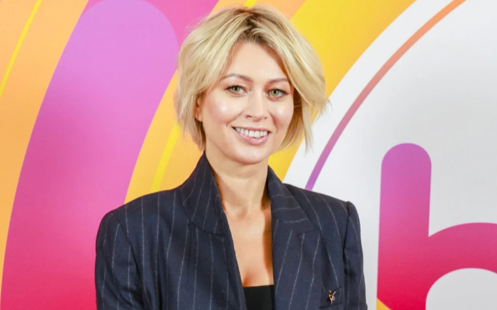 Katarzyna Zdanowicz w "halo tu polsat"