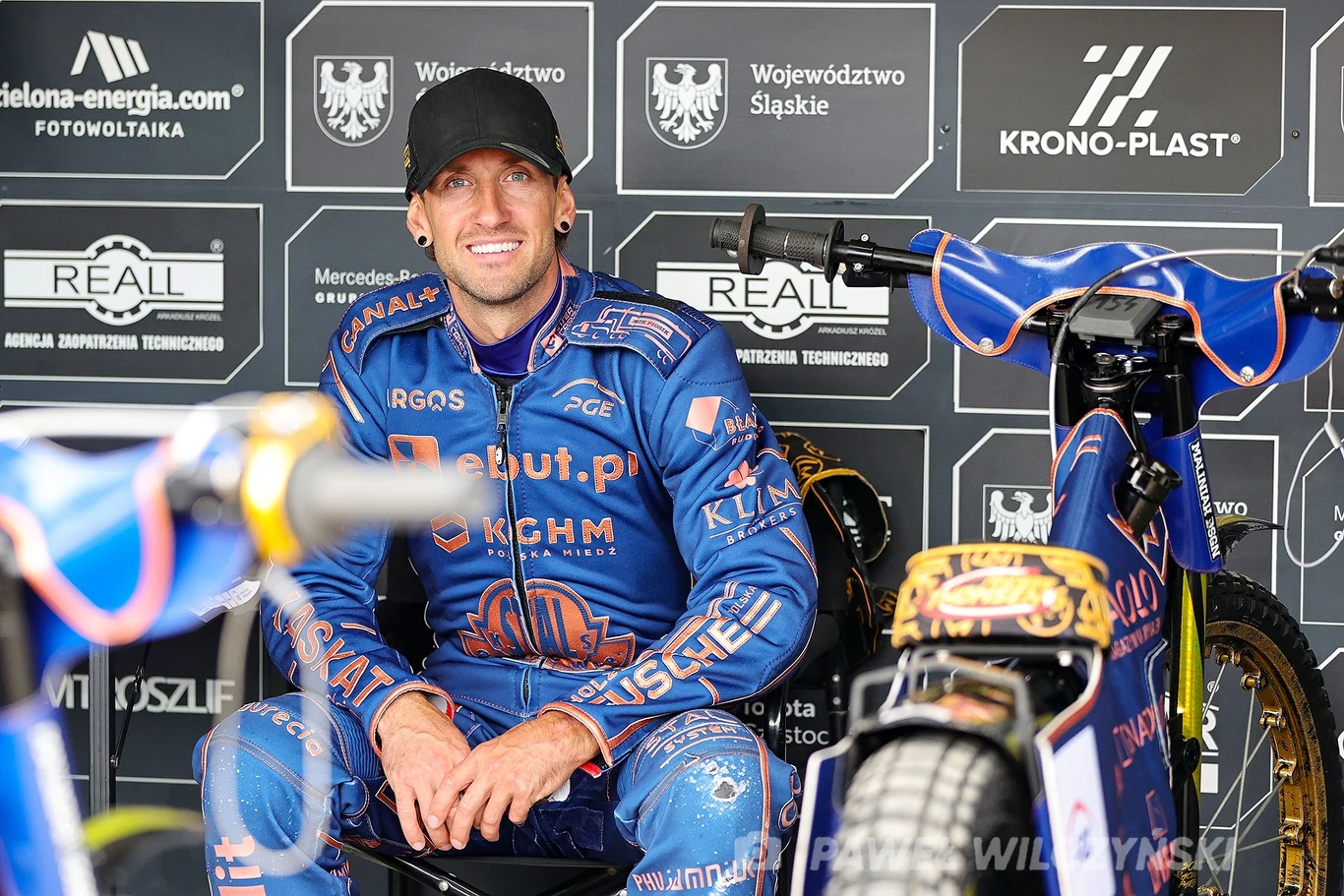 Anders Thomsen w parku maszyn Stali Gorzów.