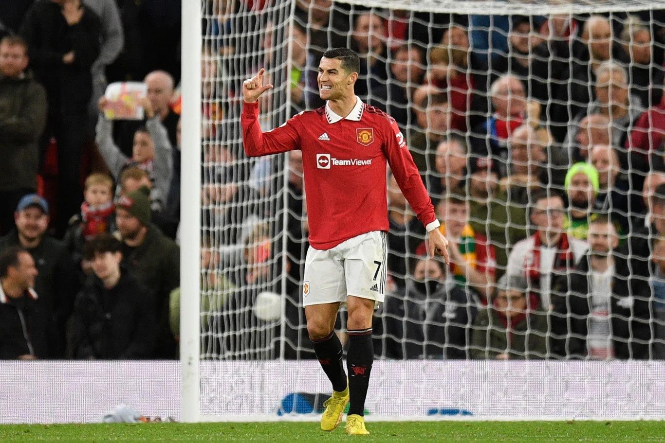 Cristiano Ronaldo w barwach Manchesteru United