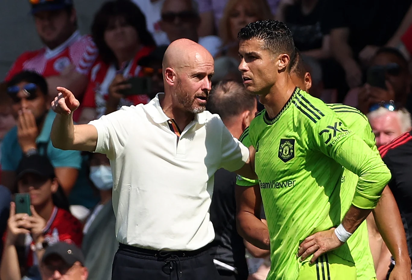 Erik ten Hag i Cristiano Ronaldo