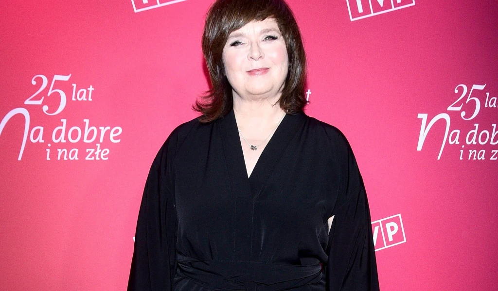 Edyta Jungowska na benefisie "Na dobre i na złe"