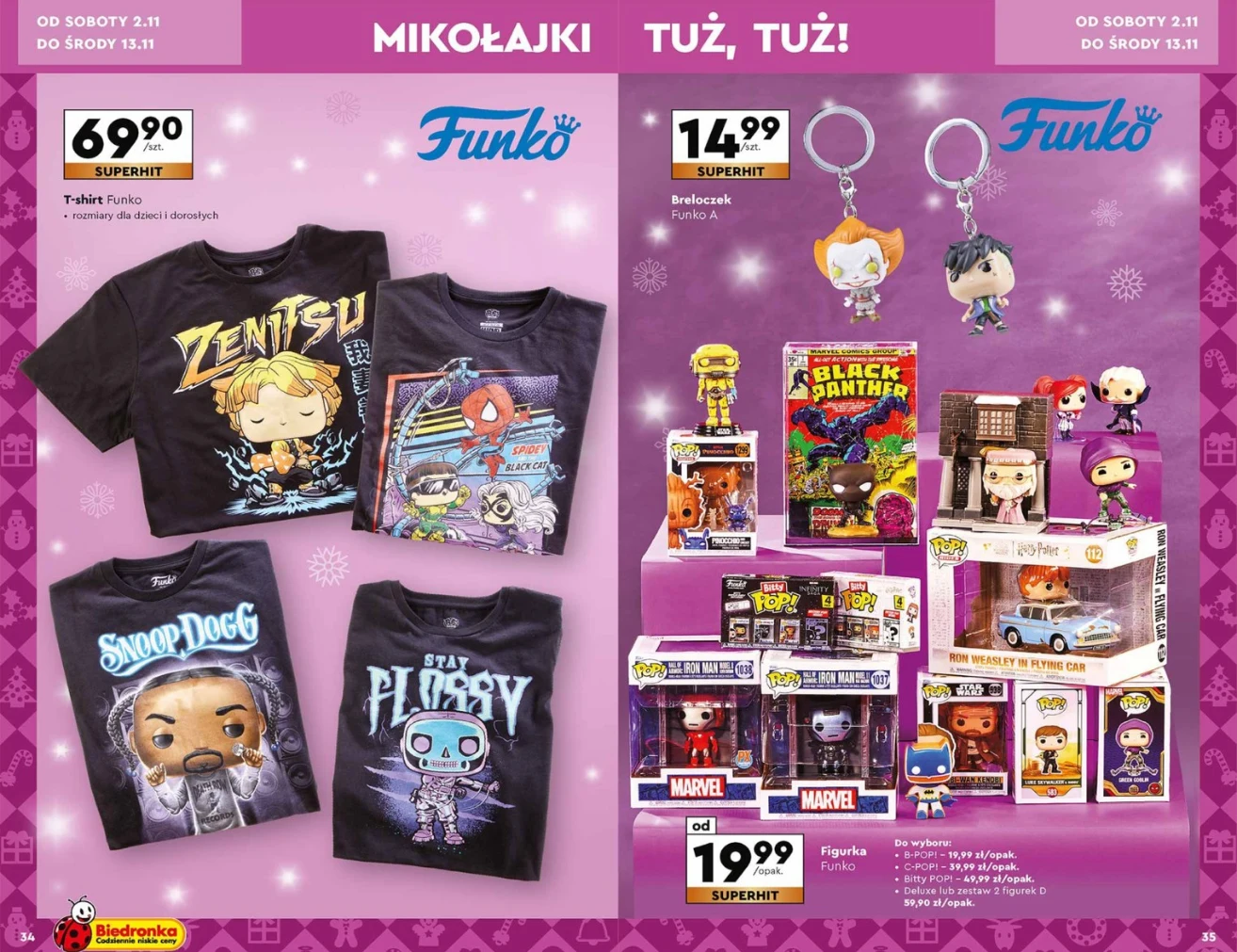Gadżety Funko POP! w Biedronce 
