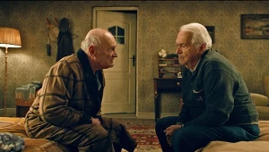 Maciej Damięcki i Zdzisław Wardejn w filmie "Cisza nocna"