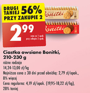 Ciastka owsiane Bonitki niska cena