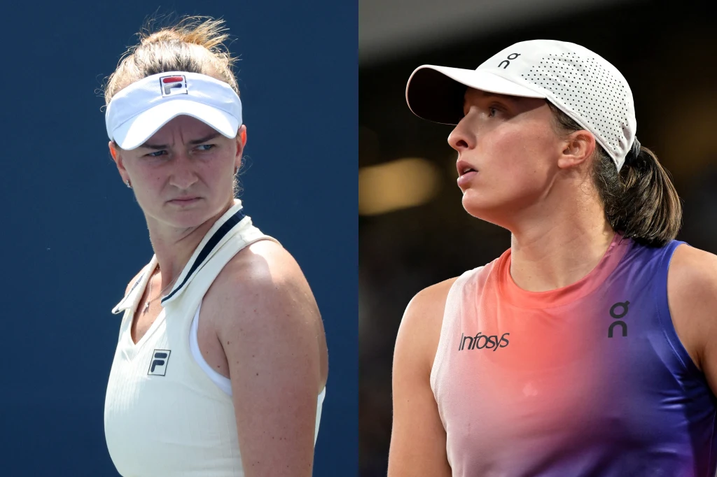 Barbora Krejcikova i Iga Świątek zmierzą się ze sobą w fazie grupowej WTA Finals 2024