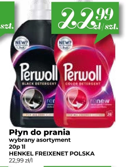 Perwoll Renew Color Płynny środek do prania 1 l (20 prań)