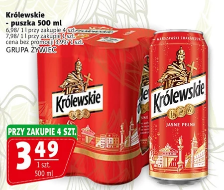 Królewskie Piwo jasne pełne 500 ml
