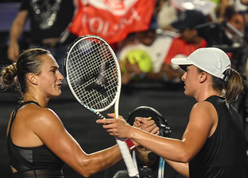 Aryna Sabalenka i Iga Świątek Aryna Sabalenka i Iga Świątek