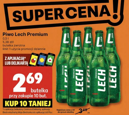 Lech Premium Piwo jasne 500 ml